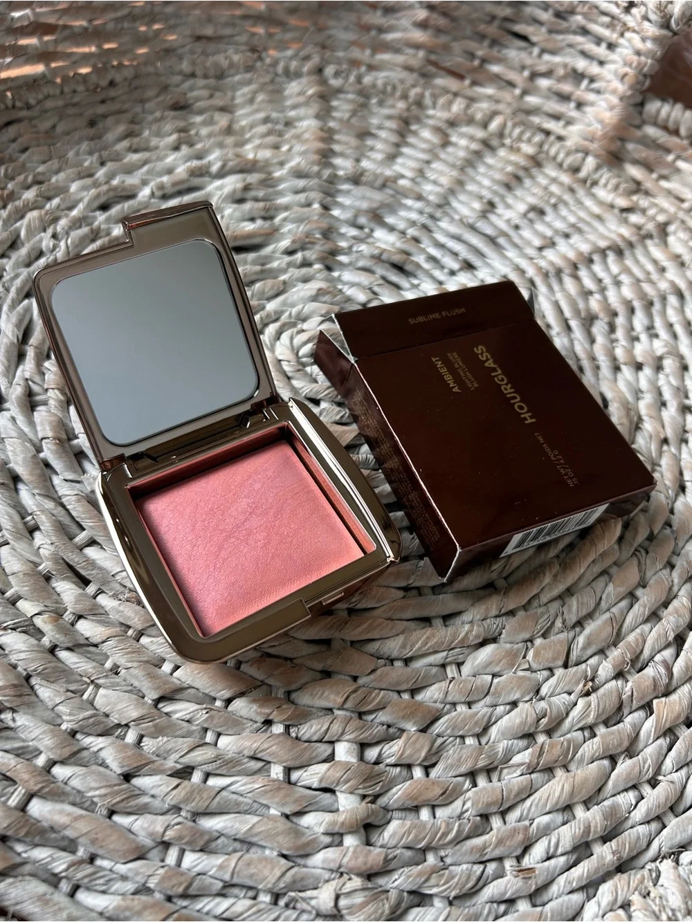 New Hourglass Ambient Lighting Blush Sublime Flush